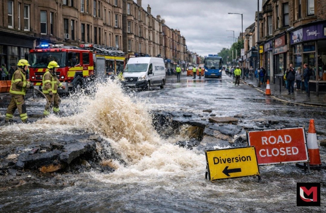 glasgow water main break shettleston road — The Crisis That Shook the East End