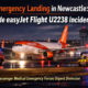 easyjet flight u2238 emergency landing newcastle incident