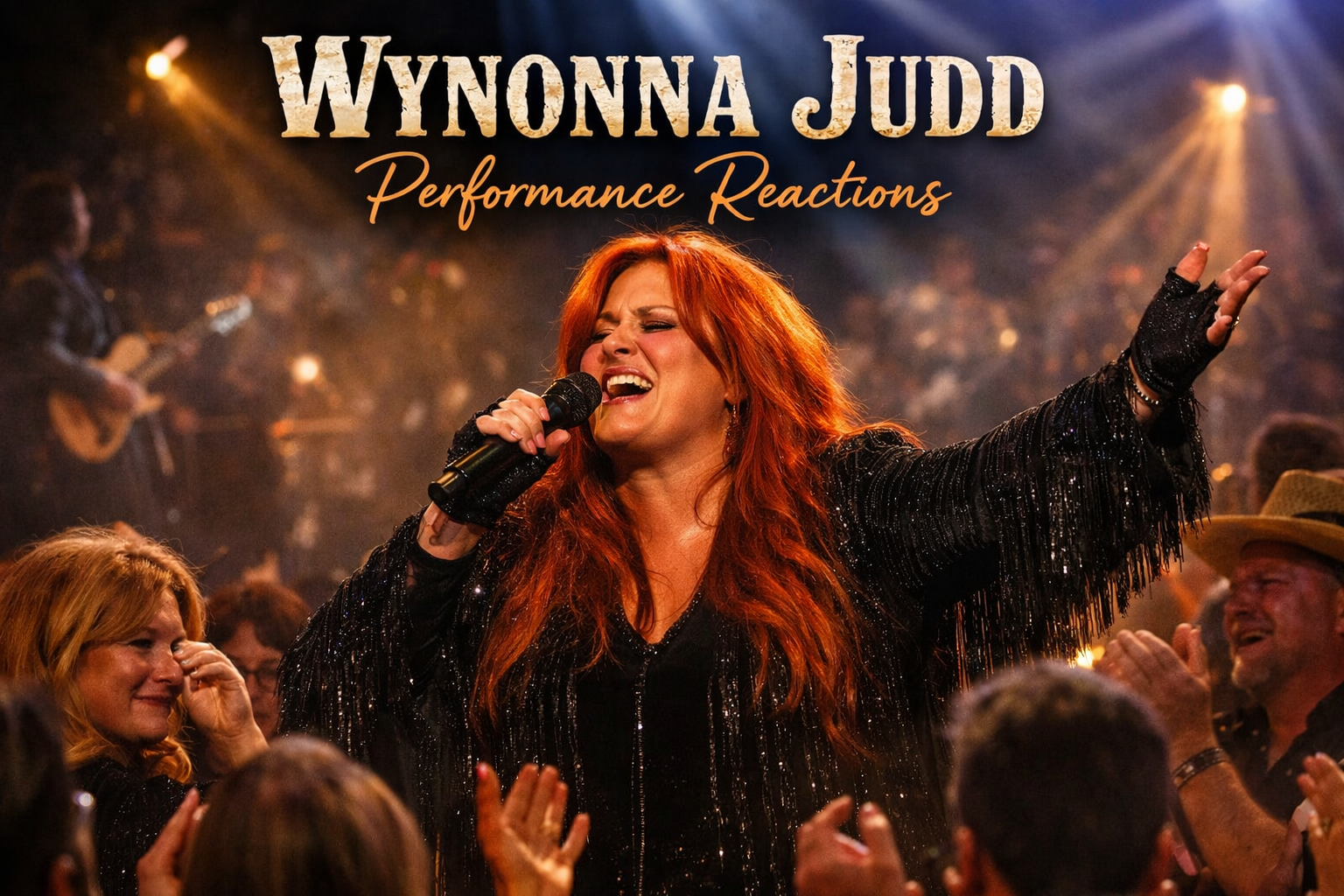 wynonna judd performance reactions: raw emotion live