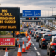 m6 walsall birmingham lanes closure traffic delays explained