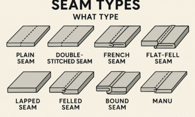 Seam Types: Complete Guide to Nahttypen, Sewing Techniques