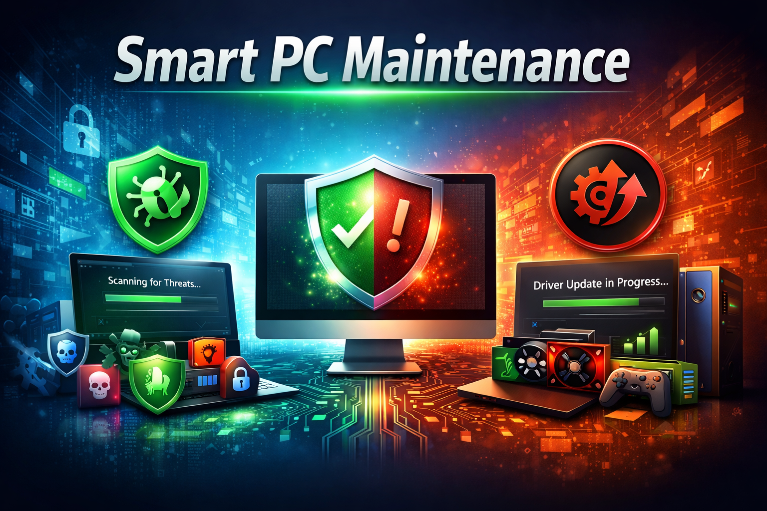 Smart PC Maintenance: Free Malware Protection Paired with Driver Updates