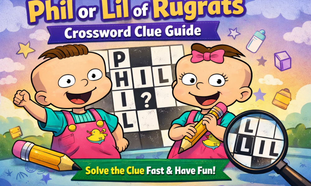 Phil or Lil of Rugrats Crossword Clue Guide (Solve It Fast)