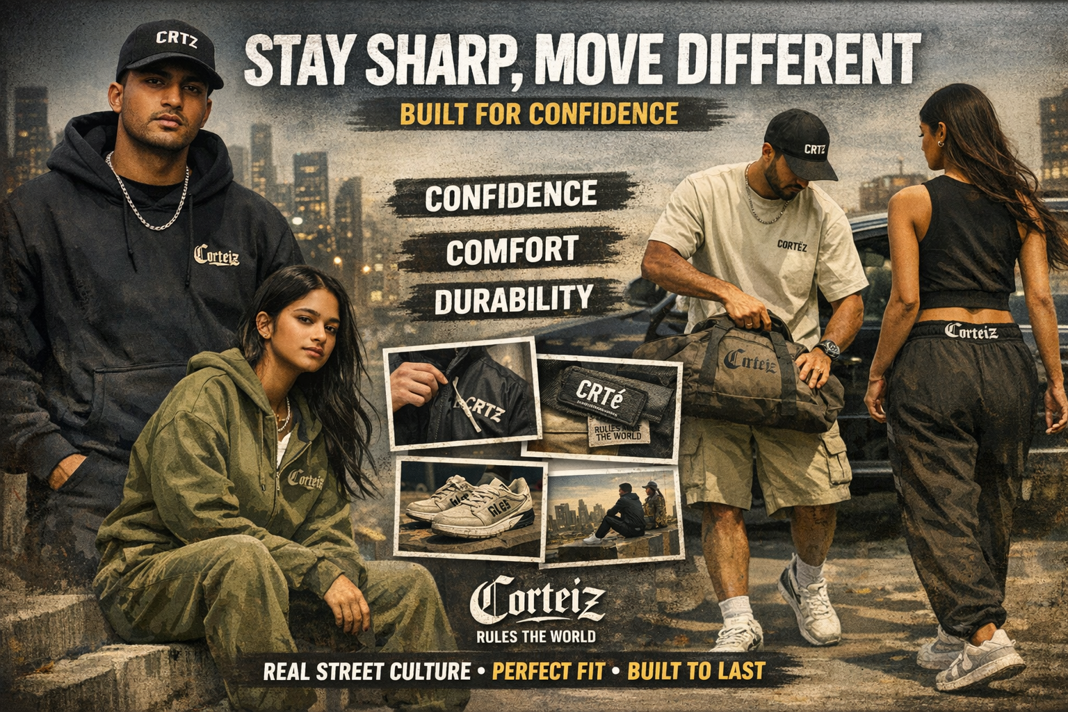 Corteiz Clothing Stay Sharp, Move Different
