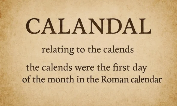 Calandal: The Rare Adjective, Roman Origins, Hidden Meaning