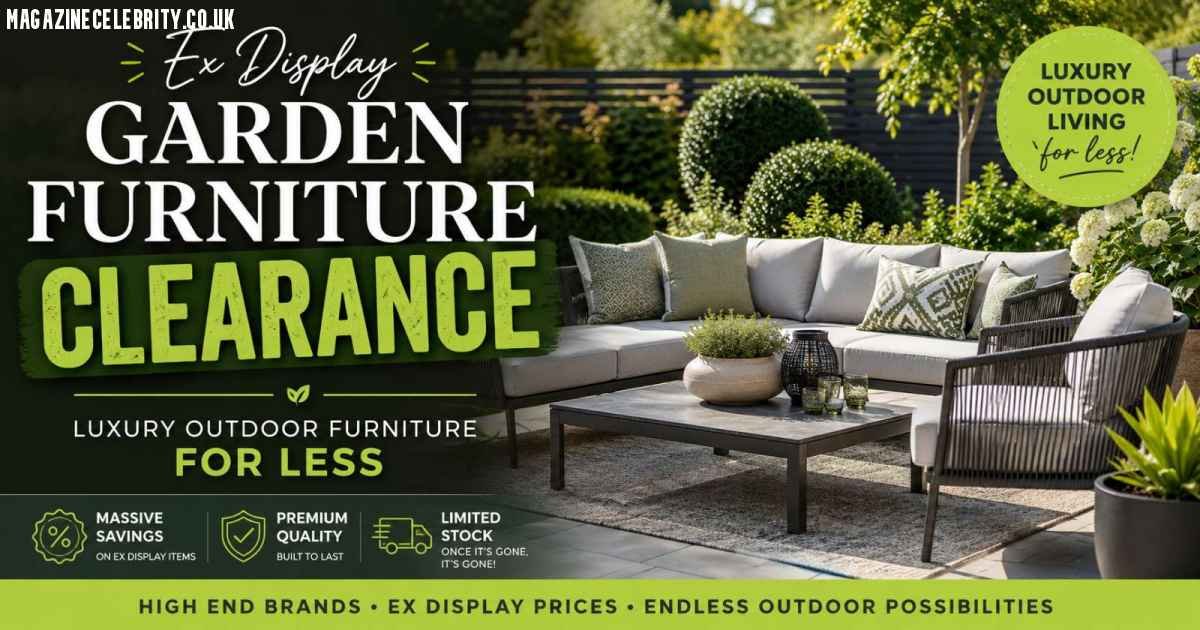 Ex Display Garden Furniture Clearance: Luxury Outdoor Furniture
