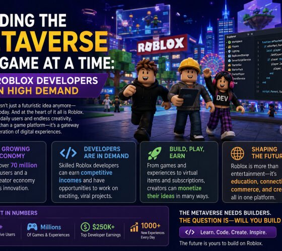 Building the Metaverse One Game at a Time: Why Roblox Developers Are in High Demand