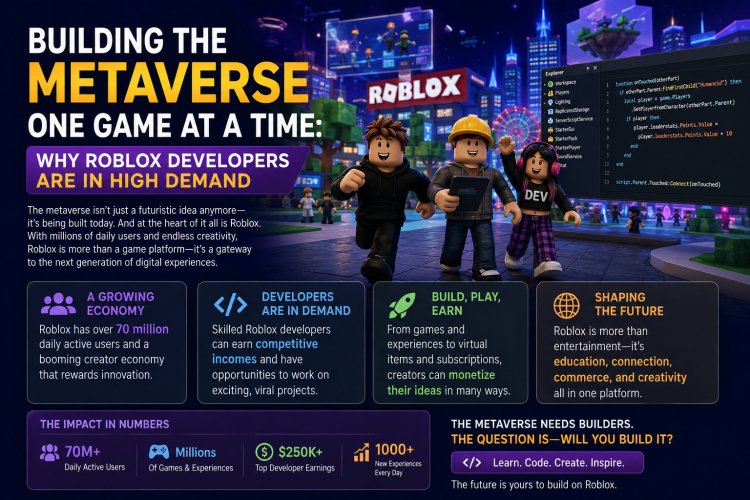 Building the Metaverse One Game at a Time: Why Roblox Developers Are in High Demand