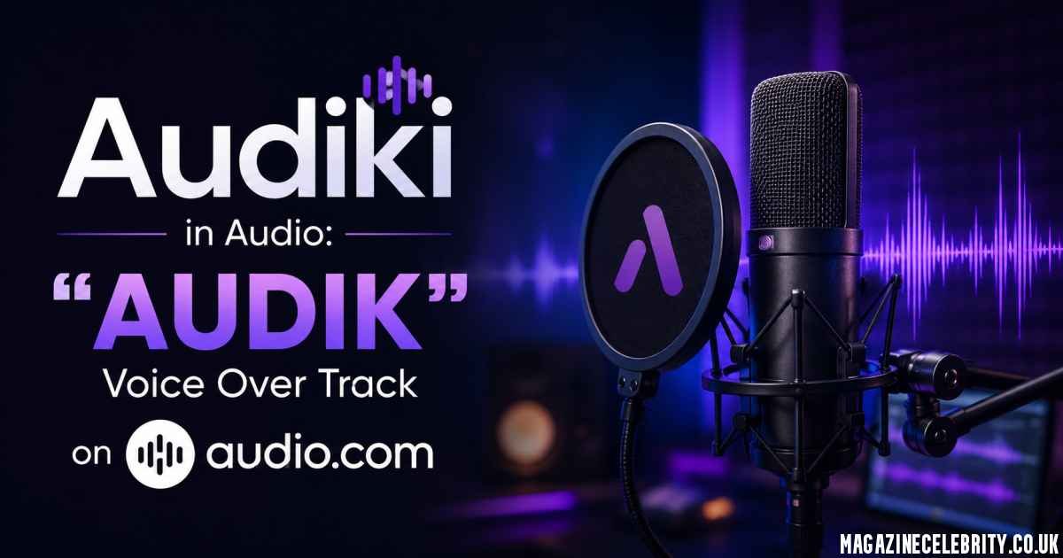 Audiki in Audio: “AUDIK” Voice Over Track on Audio.com