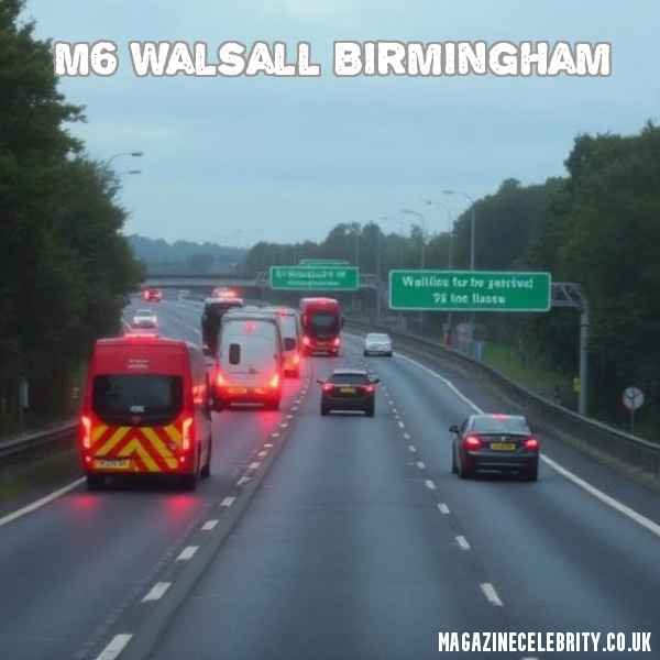 M6 Walsall Birmingham Lanes Closure