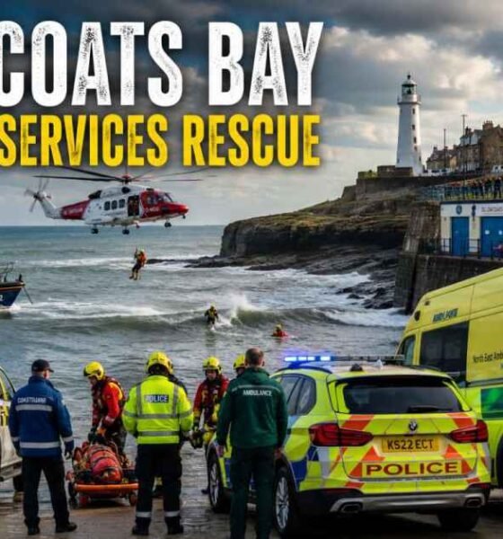 Cullercoats Bay Emergency Services Rescue