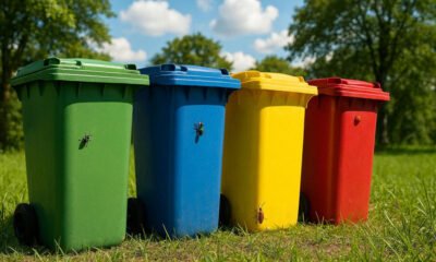 Maggots Wheelie Bins Hot Weather