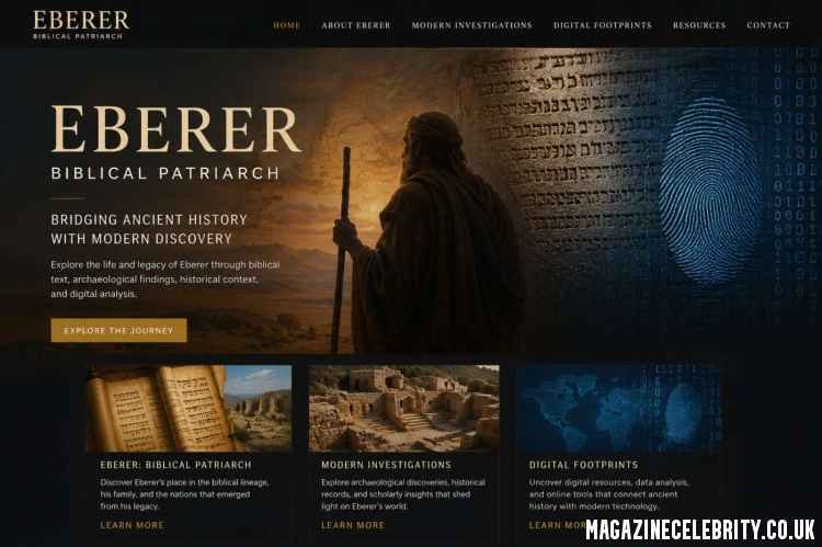 Eberer: Biblical Patriarch, Modern Investigations, and Digital Footprints