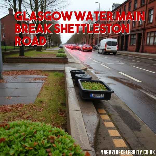Glasgow Water Main Break Shettleston Road