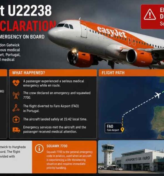 easyJet Flight U22238 Emergency Declaration