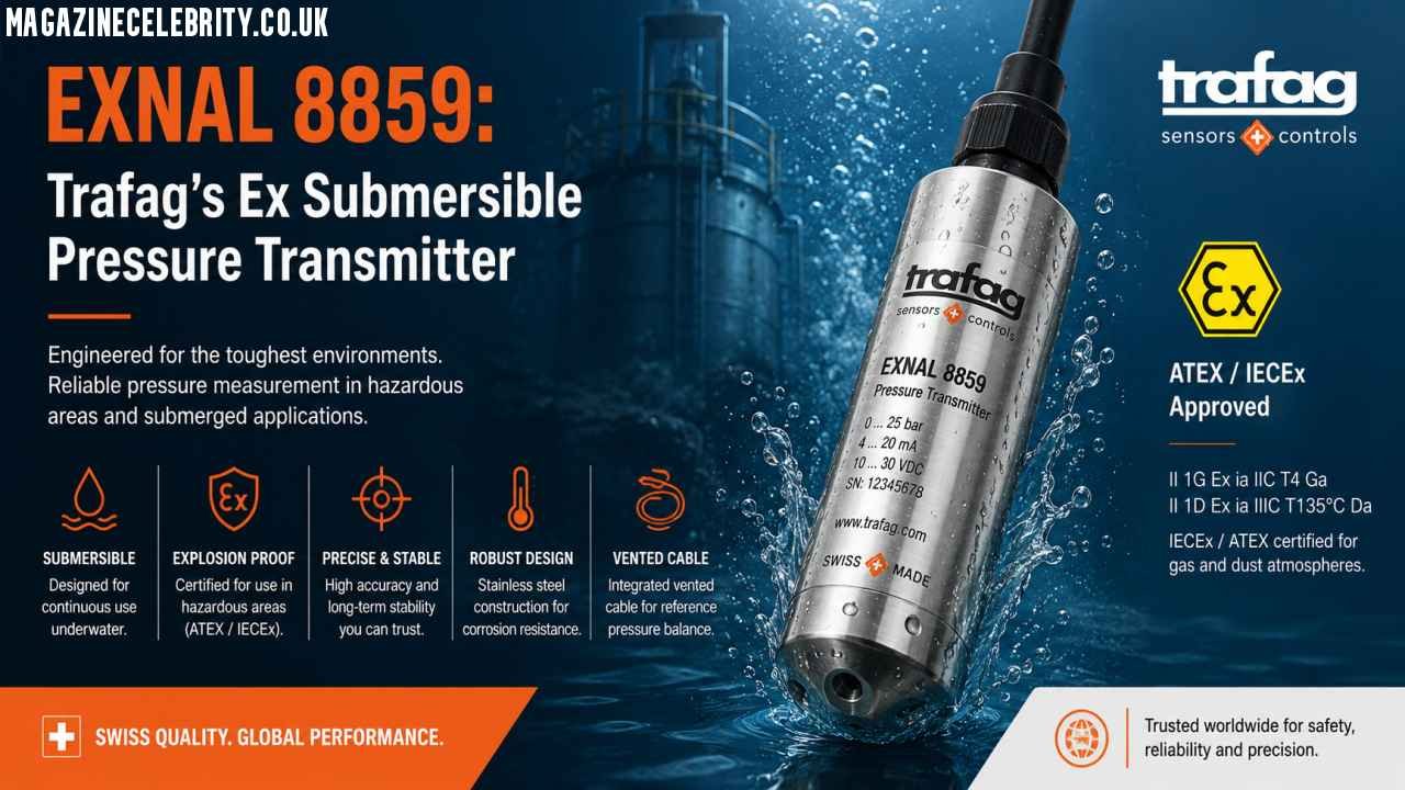 EXNAL 8859: Trafag’s Ex Submersible Pressure Transmitter
