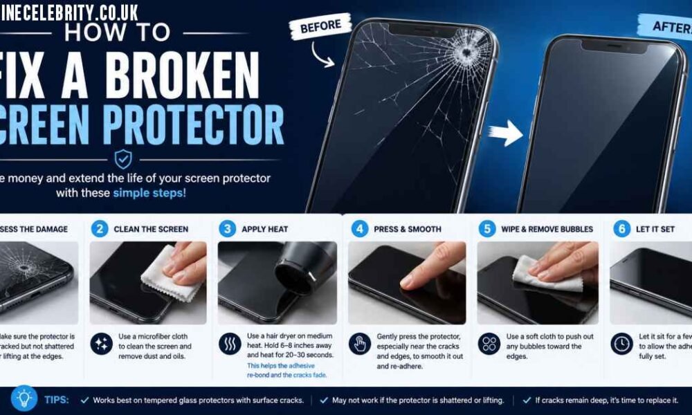How to Fix a Broken Screen Protector in 2026?