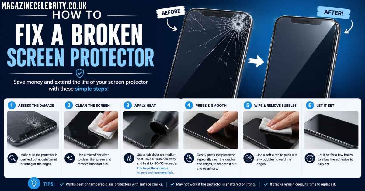 How to Fix a Broken Screen Protector in 2026?