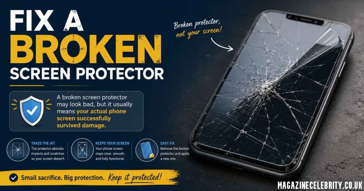 How to Fix a Broken Screen Protector in 2026?