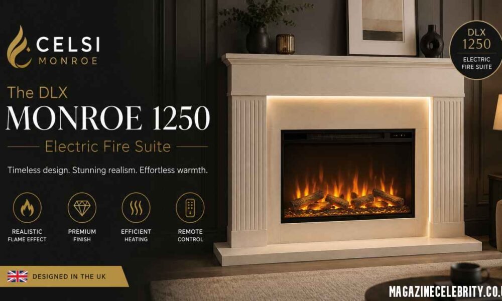 Celsi Monroe: The DLX Monroe 1250 Electric Fire Suite