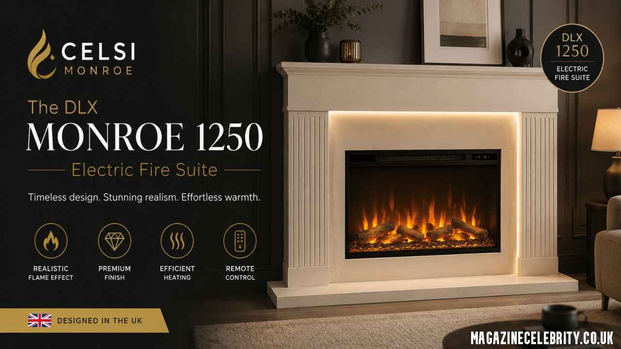 Celsi Monroe: The DLX Monroe 1250 Electric Fire Suite