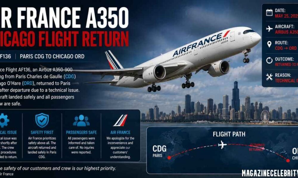 Air France A350 Chicago Flight Return: Why AF136 Turned Back