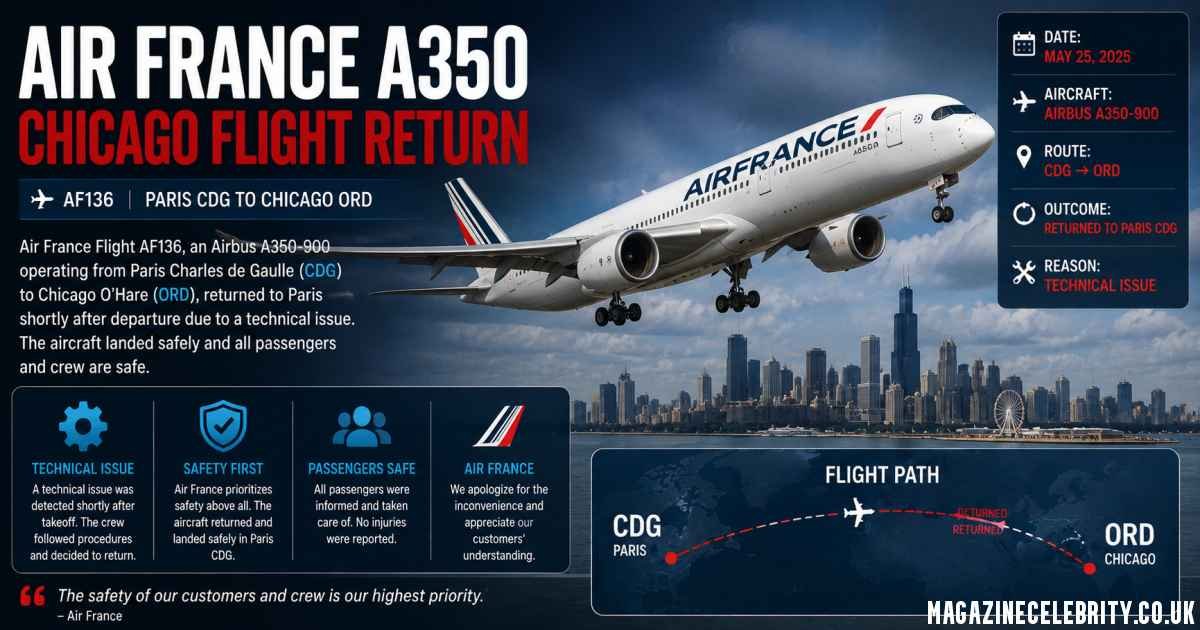Air France A350 Chicago Flight Return: Why AF136 Turned Back