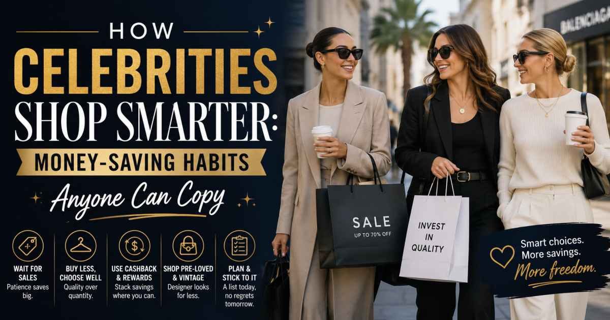How Celebrities Shop Smarter: Money-Saving Habits Anyone Can Copy