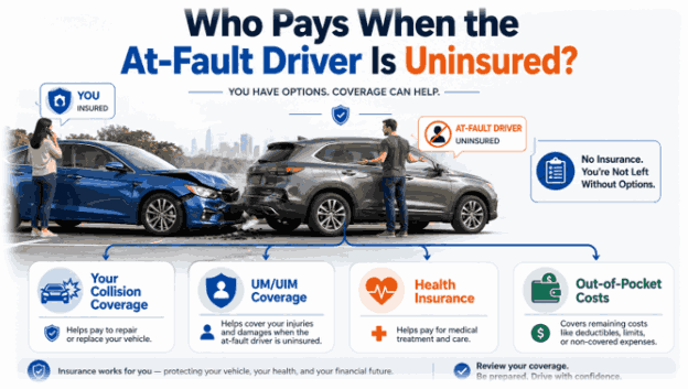 Who Pays When an Uninsured Driver Causes an Accident?