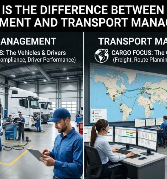 What Is the Difference Between Fleet Management and Transport Management?
